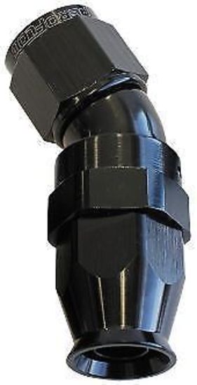 Aeroflow AF577-16DBLK 30 Deg -16AN Full Flow Teflon Hose End Black 1 Piece Fullflo