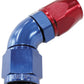 Aeroflow AF578-03D 60 Deg -3AN Full Flow Teflon Hose End Blue 1 Piece Fullflow
