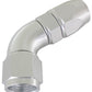 Aeroflow AF578-03DS 60 Deg -3AN Full Flow Teflon Hose End Silver 1 Piece Fullfl