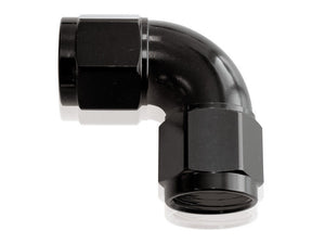 Aeroflow AF583-08BLK -8AN 90 Deg Swivel Coupler Black Billet Full Flow 1 Piece
