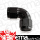 Aeroflow AF583-10BLK -10AN 90 Deg Swivel Coupler Black Billet Full Flow 1 Piece