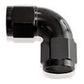 Aeroflow AF583-20BLK -20AN 90 Deg Swivel Coupler Black Billet Full Flow 1 Piece