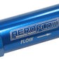 Aeroflow AF607-03 -3AN Inline Fuel & Oil Filter Blue 30 Micron Washable