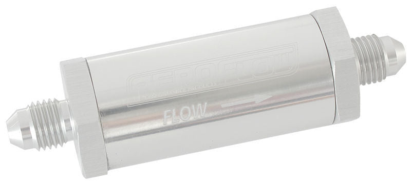 Aeroflow AF607-03S -3AN Inline Fuel & Oil Filter Blue 30 Micron Washable