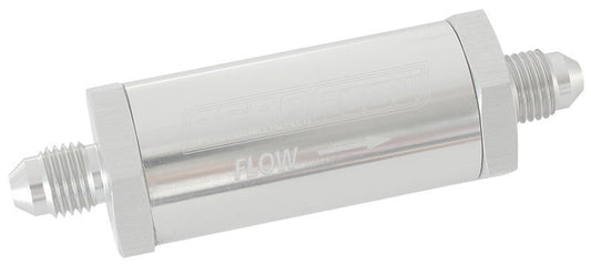 Aeroflow AF607-03S -3AN Inline Fuel & Oil Filter Blue 30 Micron Washable