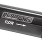 Aeroflow AF607-06BLK -6AN TURBO INLINE OIL FILTER BLACK 30 MICRON WASHABLE