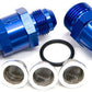 Aeroflow AF608-03 -3AN Inline Fuel & Oil Filter Blue 3 x Filter 30 80 150 Micr
