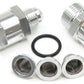 Aeroflow AF608-03S -3AN Inline Fuel & Oil Filter Silver 3x Filter 30 80 150 Mic