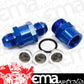 Aeroflow Performance Products AF608-06 6AN Inline Fuel & Oil Filter Blue 3 x Filter 30 80 150 Micr
