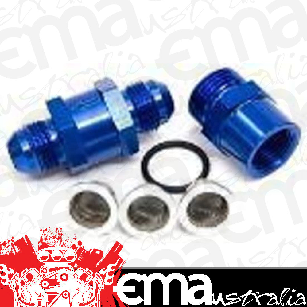 Aeroflow Performance Products AF608-06 6AN Inline Fuel & Oil Filter Blue 3 x Filter 30 80 150 Micr