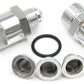 Aeroflow Performance Products AF608-06S 6AN Inline Fuel & Oil Filter Silver 3x Filter 30 80 150 Mic