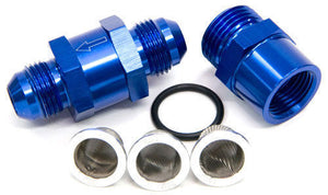 Aeroflow AF608-08 -8AN Inline Fuel & Oil Filter Blue 3 x Filter 30 80 150 Micr