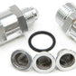 Aeroflow AF608-08S -8AN Inline Fuel & Oil Filter Silver 3x Filter 30 80 150 Mic