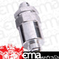 Aeroflow AF609-08S Billet Fuel Filter -8AN Silver 30 Micron Bronze Filter