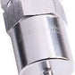 Aeroflow AF610-06S Billet Fuel Filter 3/8" Barb Silver 30 Micron Bronze Filter