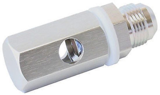 Aeroflow AF611-12 Roll Over Valve -12AN Silver Bolt In Style 2xwasher
