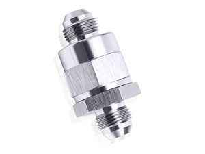 Aeroflow AF612-06S Check Valve Inline -6AN Silver / One Way Valve