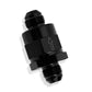 Aeroflow AF612-08BLK Check Valve Inline -8AN Black / One Way Valve