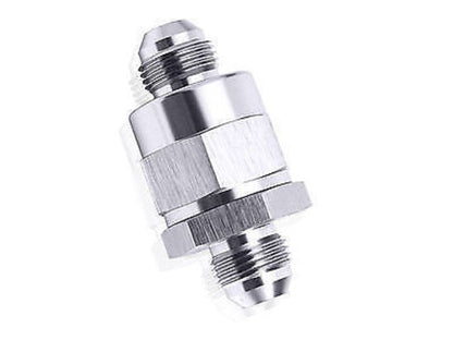 Aeroflow Performance Products AF612-08S Check Valve Inline -8AN Silver / One Way Valve