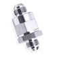 Aeroflow AF612-10S Check Valve Inline -10AN Black / One Way Valve