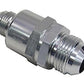 Aeroflow AF612-12-08S Check Valve Inline -12 to -8Ansilver / One Way Valve Stepped