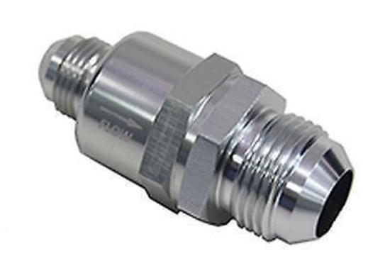 Aeroflow AF612-12-08S Check Valve Inline -12 to -8Ansilver / One Way Valve Stepped