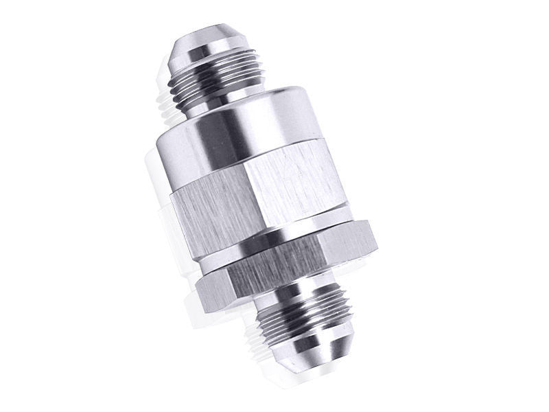 Aeroflow AF612-12S Check Valve Inline -12AN Silver / One Way Valve