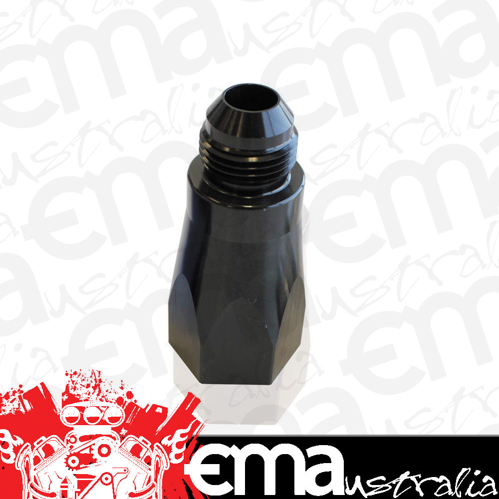 Aeroflow AF613-08BLK Check Valve Inline -8AN Black Female to Male -8An