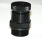 Universal drain 10 ORB Inline Tap 1/8NPT F/Male Thread For Remote Aeroflow Performance Products AF615-00BLK