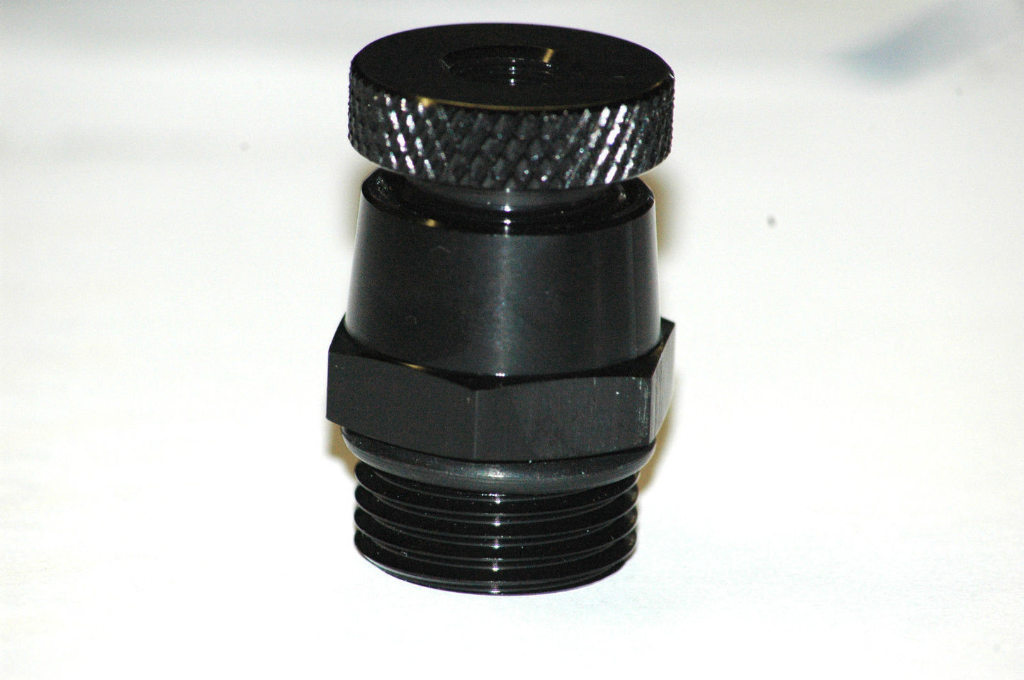 Universal drain 10 ORB Inline Tap 1/8NPT F/Male Thread For Remote Aeroflow Performance Products AF615-00BLK