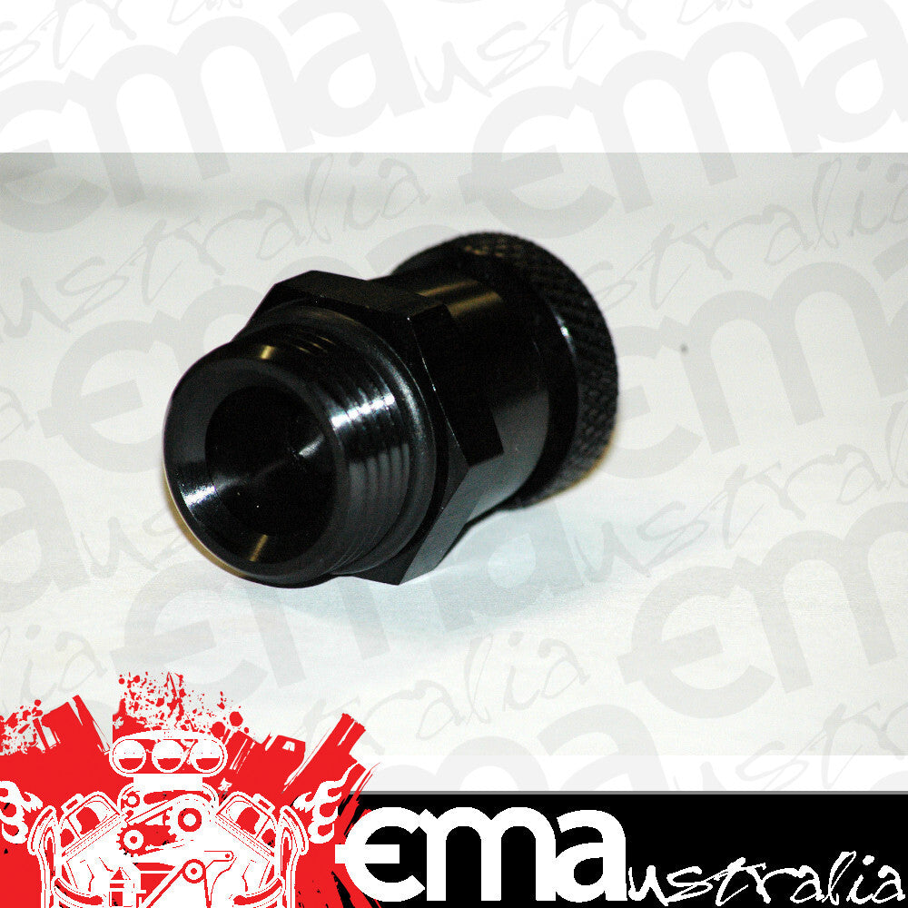 Universal drain 10 ORB Inline Tap 1/8NPT F/Male Thread For Remote Aeroflow Performance Products AF615-00BLK