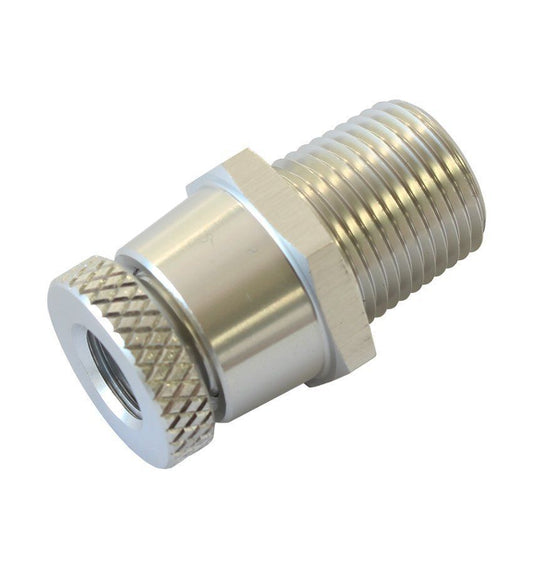 Aeroflow AF615-01S 3/8" NPT Inline Tap Drain 1/8 NPT F/Male Thread For Remote