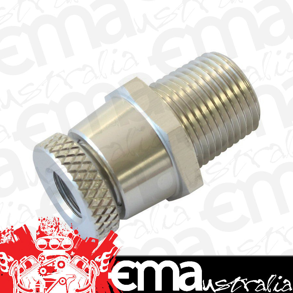 Aeroflow AF615-01S 3/8" NPT Inline Tap Drain 1/8 NPT F/Male Thread For Remote