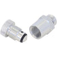Aeroflow Performance AF615-02S Universal Drain Valve -6 ORB Silver Finish With 1/8" NPT Female Thread For Remote Draining