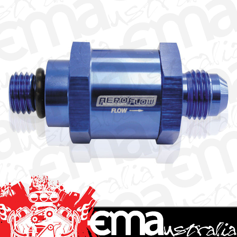 Aeroflow AF615-08 M12 x 1.5mm x -8AN Checkvalve Blue Male to Male Bosch Pump