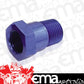 Aeroflow AF660-06 Temperature Probe Adapter Blue 3/8" Male 5/8" Female