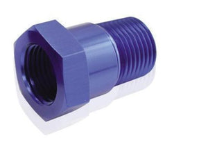 Aeroflow AF660-08 Temperature Probe Adapter Blue 1/2" Male 5/8" Female