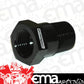 Aeroflow AF660-08BLK Temperature Probe Adapter Black 1/2" Male 5/8" Female