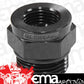 Aeroflow AF661-10BLK Temperature Probe Adapter -10ORB to 5/8"-18 Temp Probe