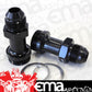 Aeroflow AF700-08BLK Holley Inlet Fitting -8AN Black 7/8" x 20 to -8AN Long