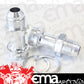 Aeroflow AF700-08S Holley Inlet Fitting -8AN Silver 7/8" x 20 to -8AN Long