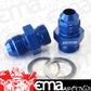 Aeroflow AF701-06 Barry Grant Demon Inlet Fitting -6AN Blue 9/16" x 24 to -6AN Short