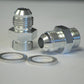 Aeroflow AF701-06S Barry Grant Demon Inlet Fitting -6AN Silver 9/16" x 24 to -6AN Shor