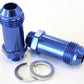 Aeroflow AF701-08 Barry Grant Demon Inlet Titting -8AN Blue 9/16" 45mm Long to -8An