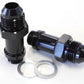 Aeroflow AF701-08BLK Barry Grant Demon Inlet Fitting -8AN Black 9/16" 45mm Long to -8An