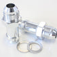 Aeroflow AF701-08S Barry Grant Demon Inlet Fitting -8AN Silver 9/16" 45mm Long to -8An