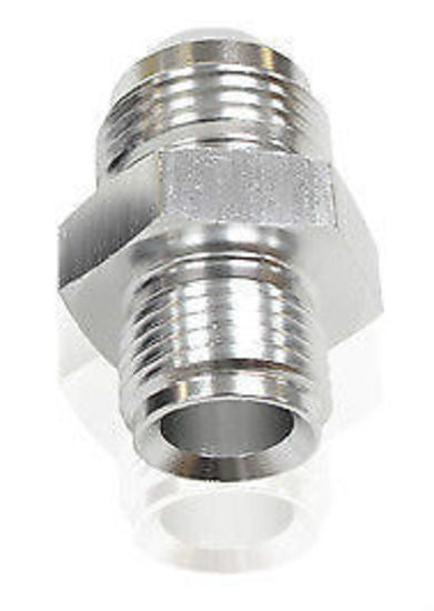 Aeroflow AF703-06S Adaptor 1/2 x 20 Inverted Seat to -06 Silver