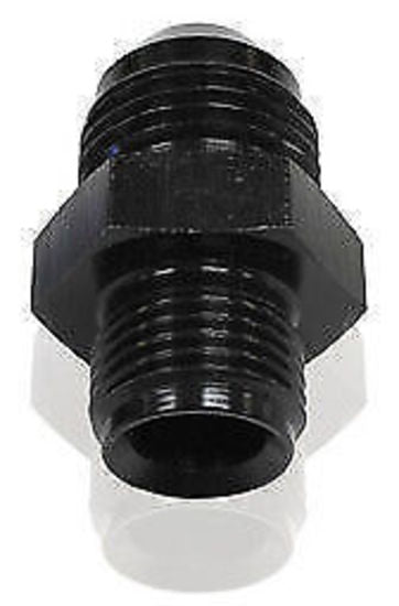 Aeroflow AF703-08BLK Adaptor 1/2 x 20 Inverted Seat to -08 Black