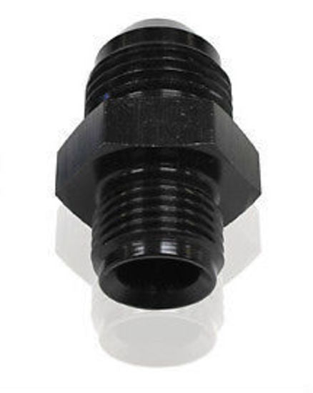 Aeroflow AF704-06BLK Adaptor 5/8 x 18 Inverted Seat to -06 Black