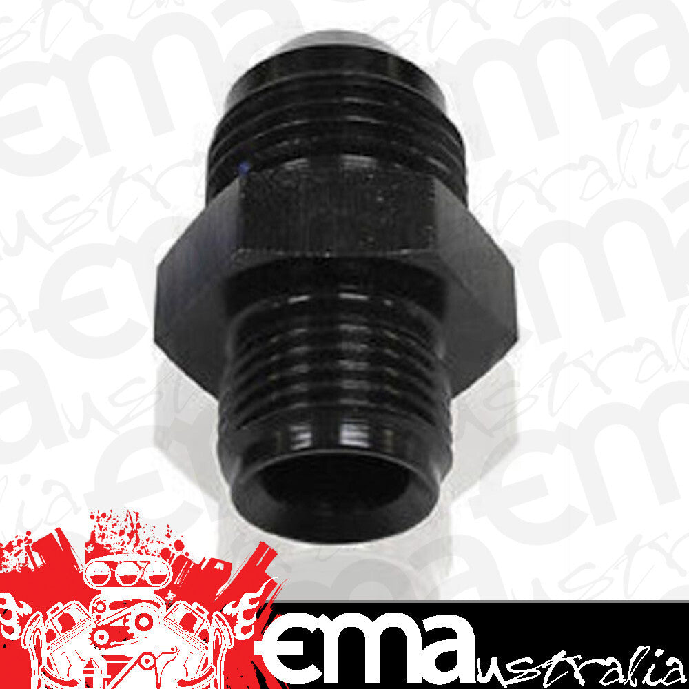 Aeroflow AF705-06BLK Adaptor 11/16 x 18 Inverted Seat to -6 Black